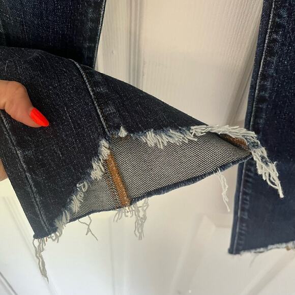 Pistola Women's Seamed Jeans with Uneven Hem Sz 27 - Picture 3 of 6